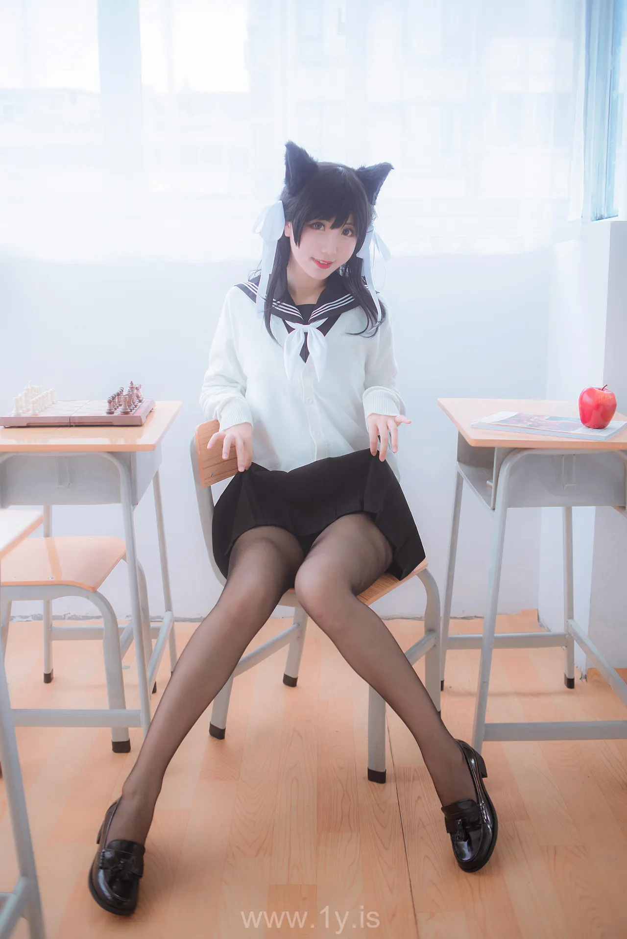 Coser@黑川 NO.005 Delightful Asian Teen 獒犬制服